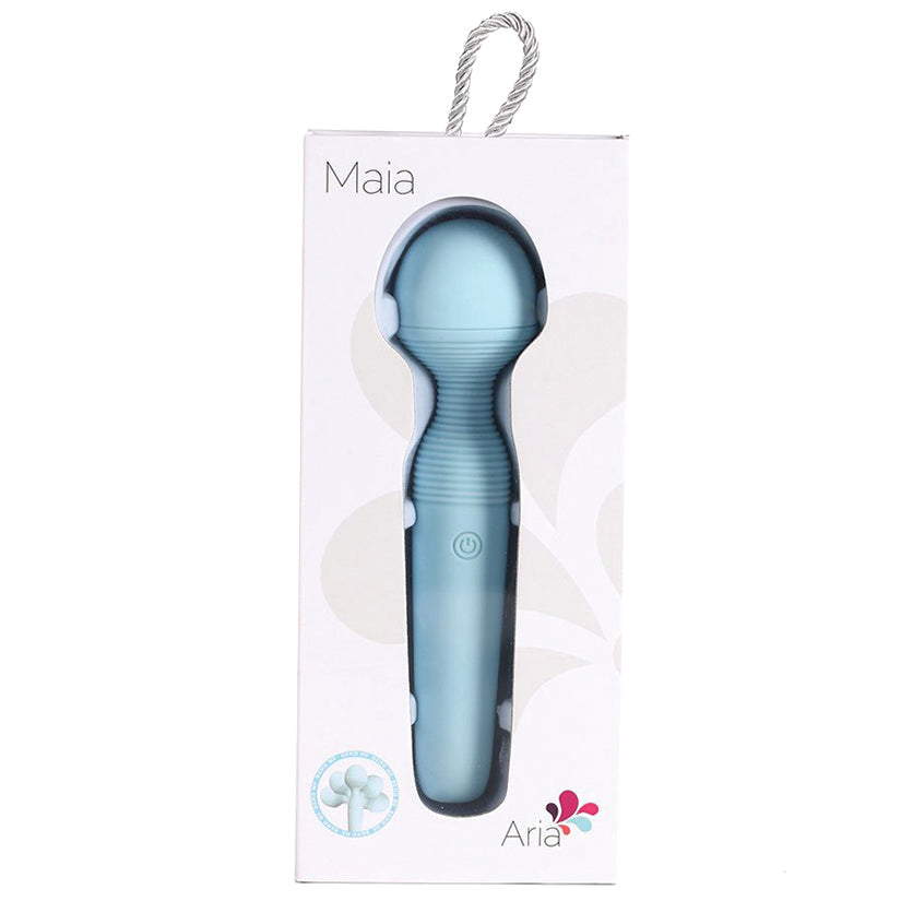 Maia Aria Bendable Vibrating Wand-Teal